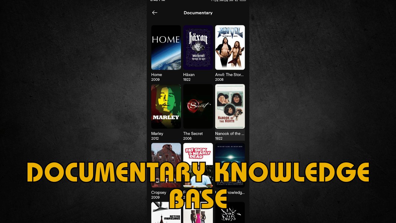 Documentary Knowledge Base