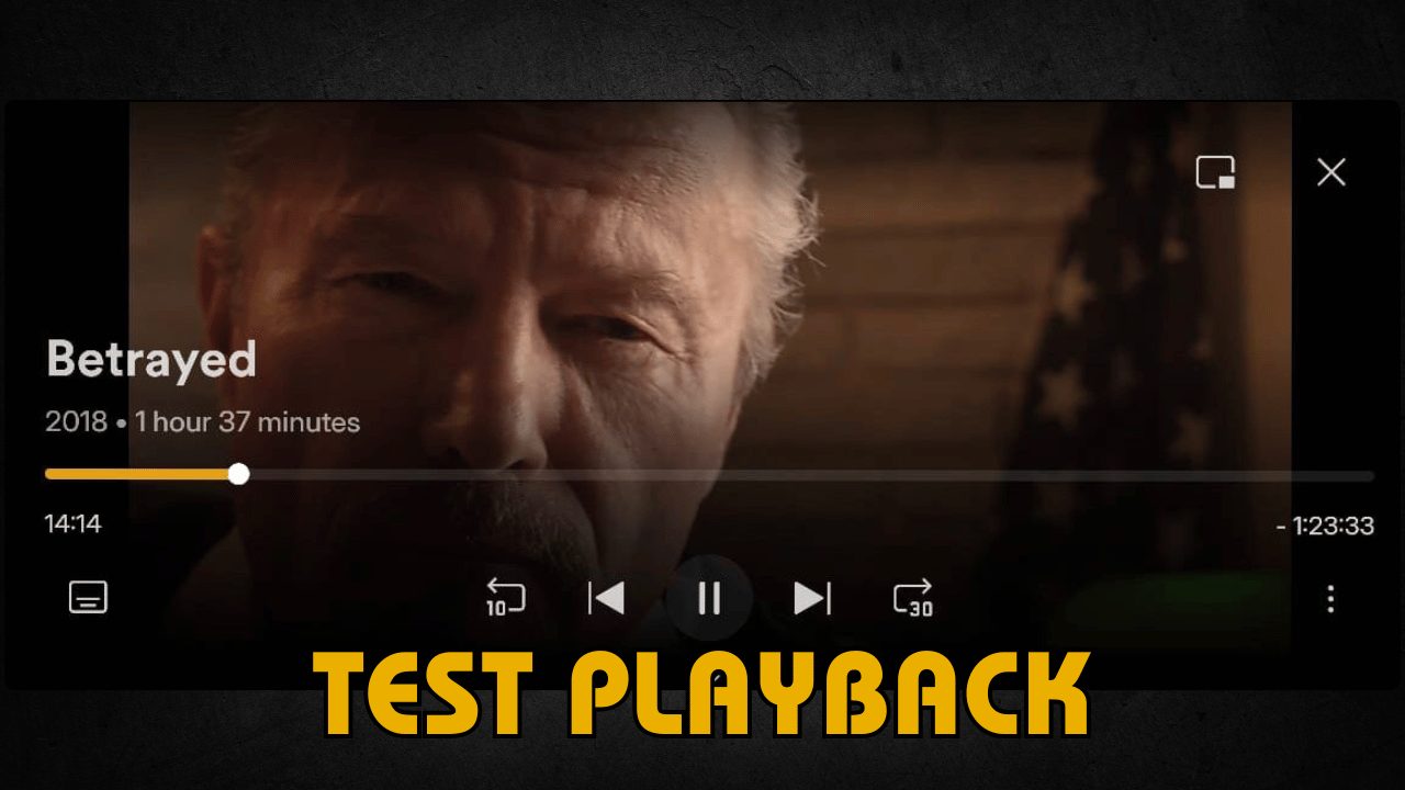 Test Playback
